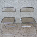 Plia chairs by Giancarlo Piretti for Castelli 1970