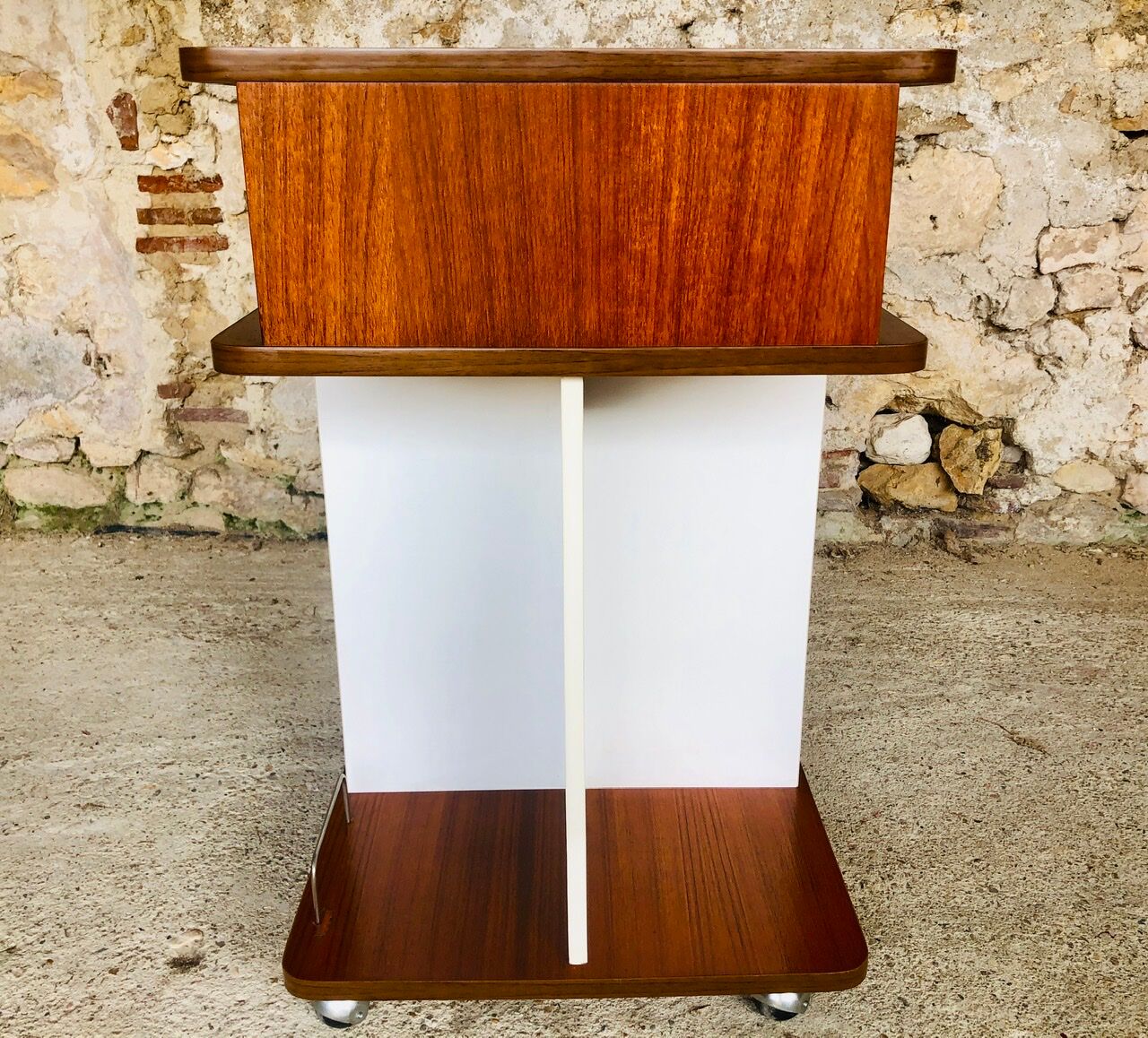 Stereo hi-fi stand / teak tv circa 70/80
