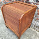 Large Art Deco curtain cabinet, antique secretary.