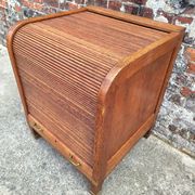 Large Art Deco curtain cabinet, antique secretary.