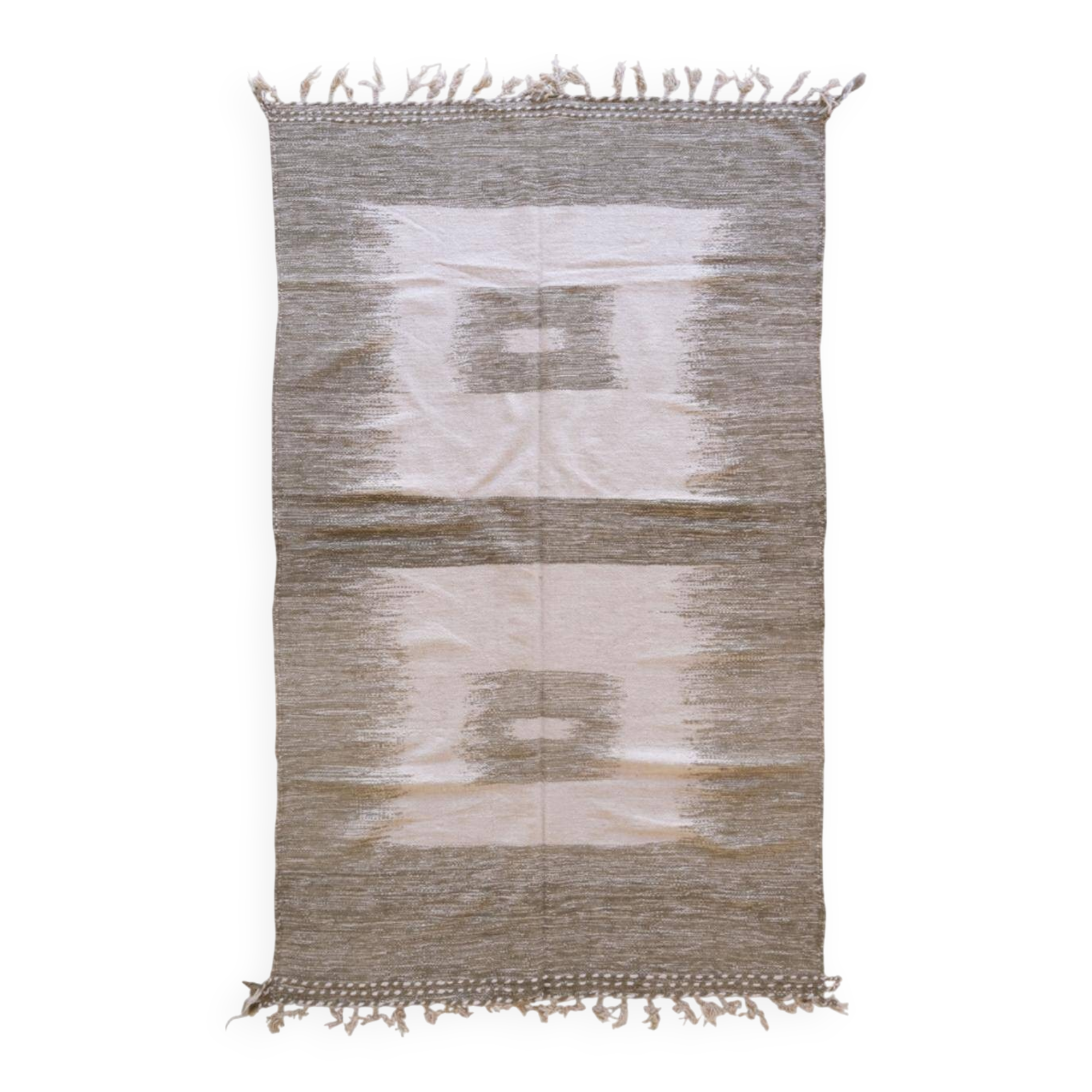 Tapis Kilim Vert Sauge - 312 x 188 cm