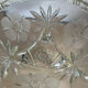 Art Deco tripod bowl in engraved glass