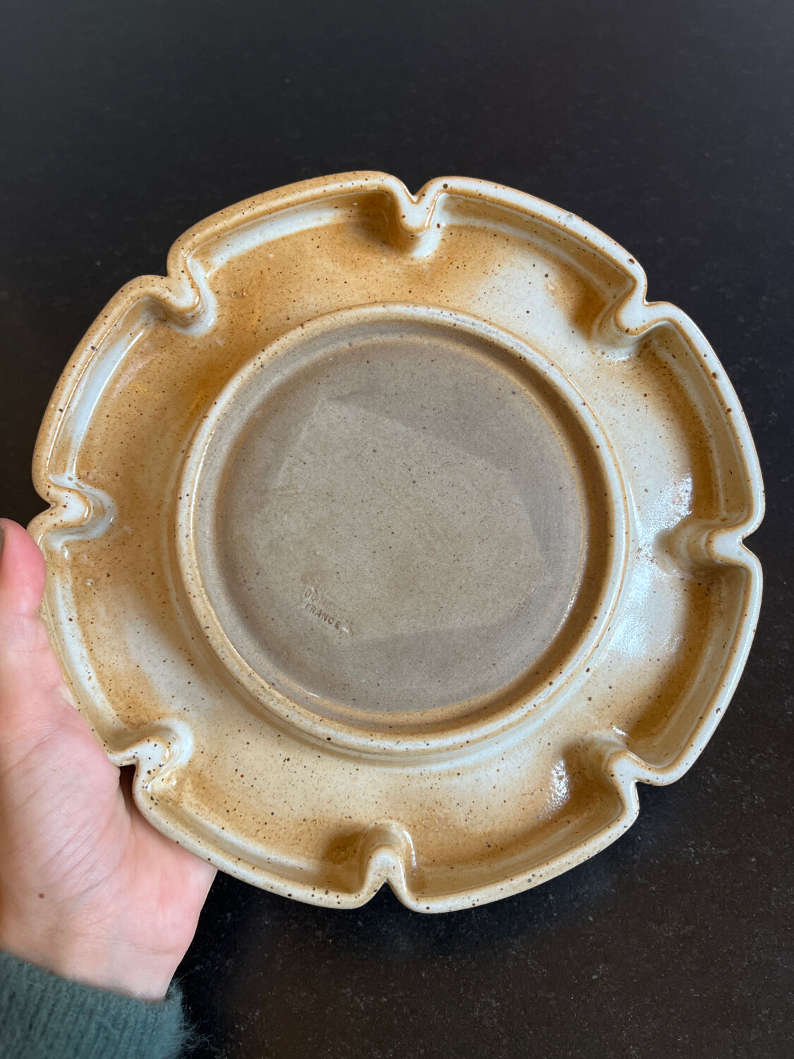 Advertising counter ashtray