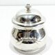 3-piece silver and ebony tea set