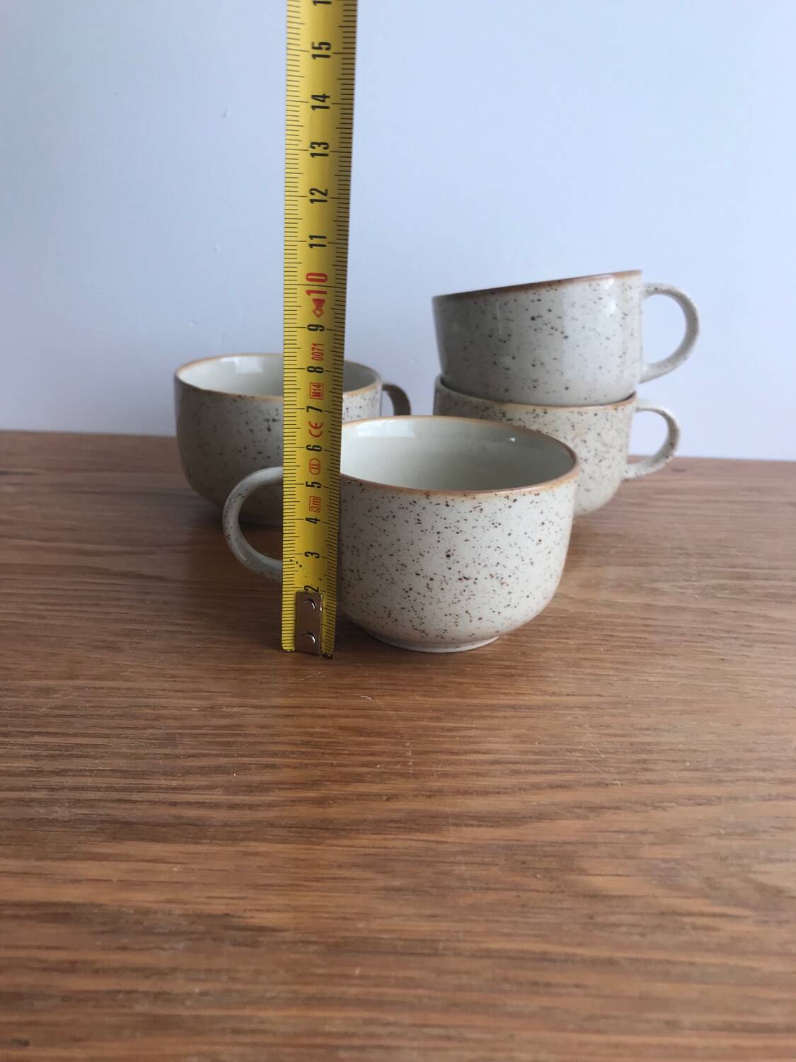 Set of 4 vintage stoneware mugs
