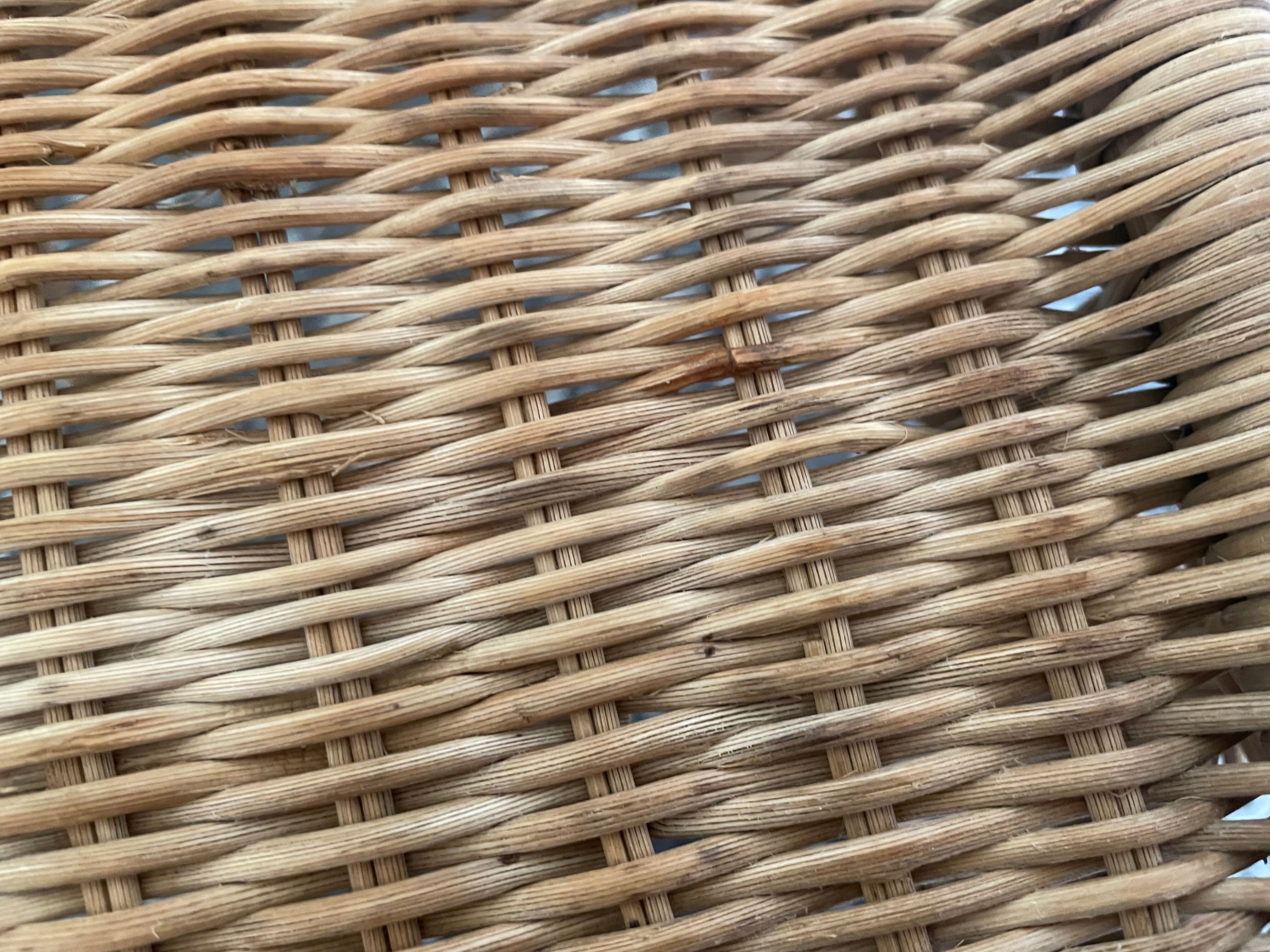 Tabouret en rotin peacock