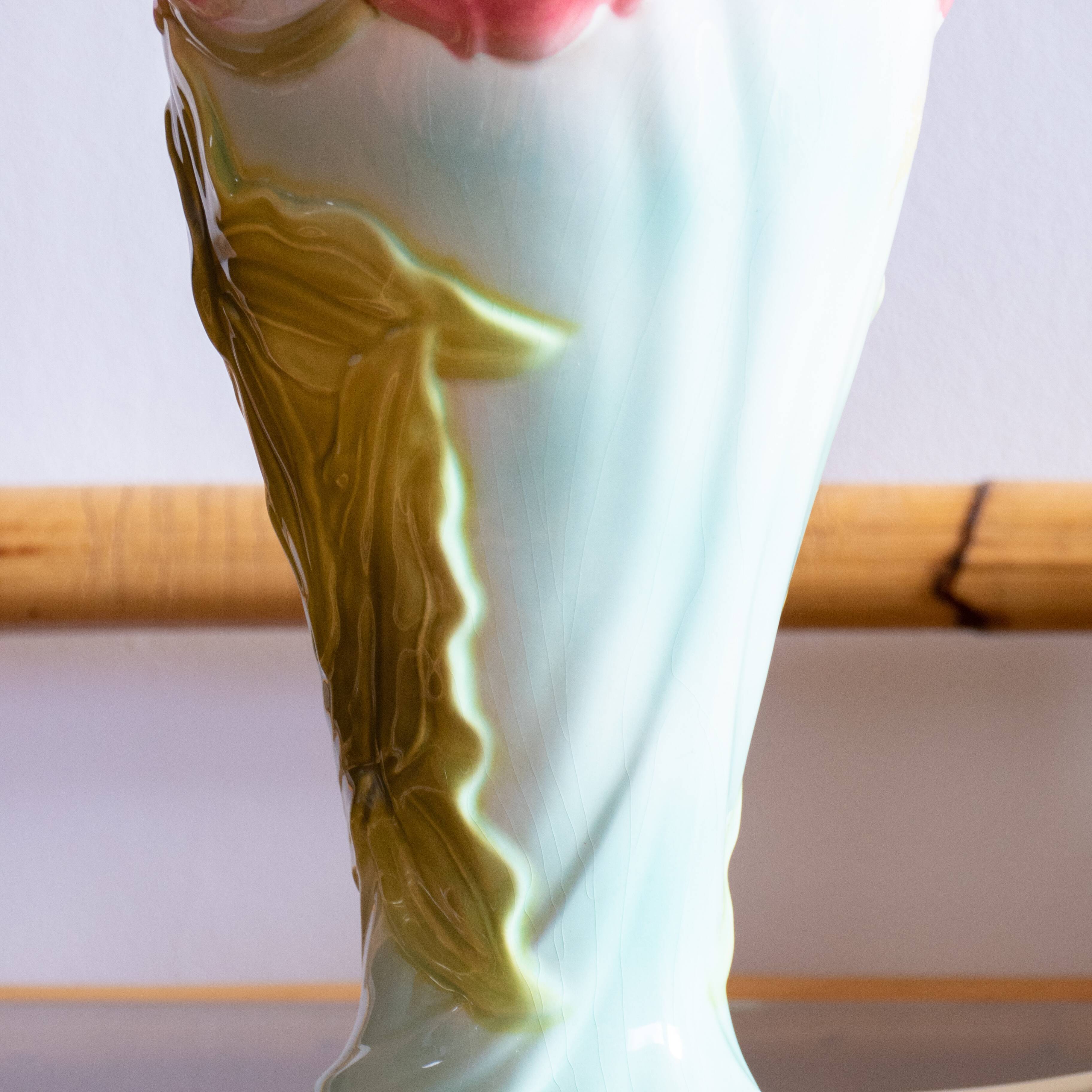 Antique lamp St Clement - Lunéville in anemone slip