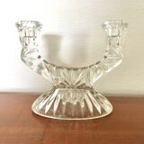 Pair of art deco candle holders