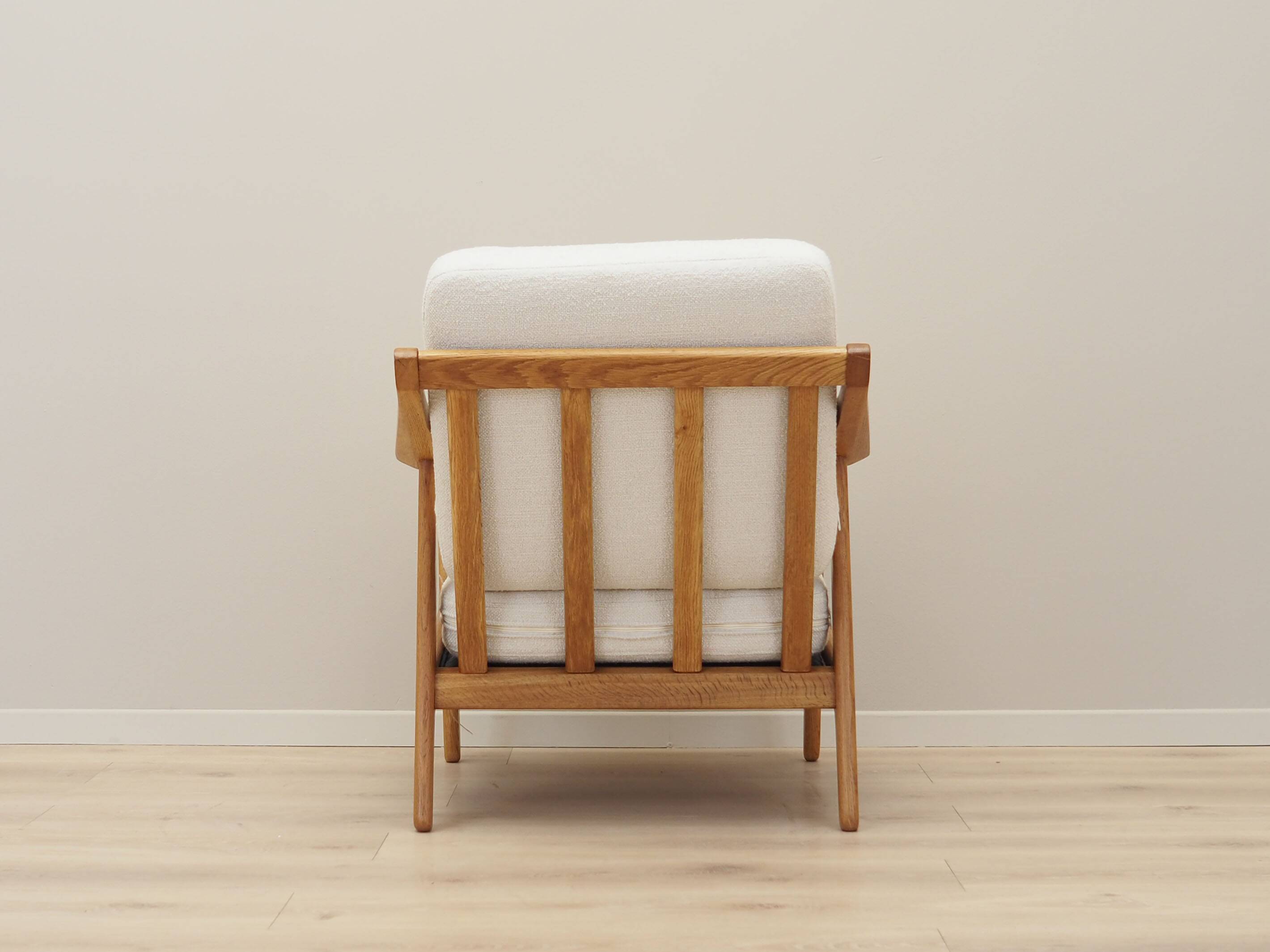 Oak armchair, Danish design, 1960s, designer: H. Brockmann Petersen, production: Randers Møbelfabrik