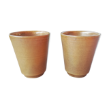 Set of sandstone cups