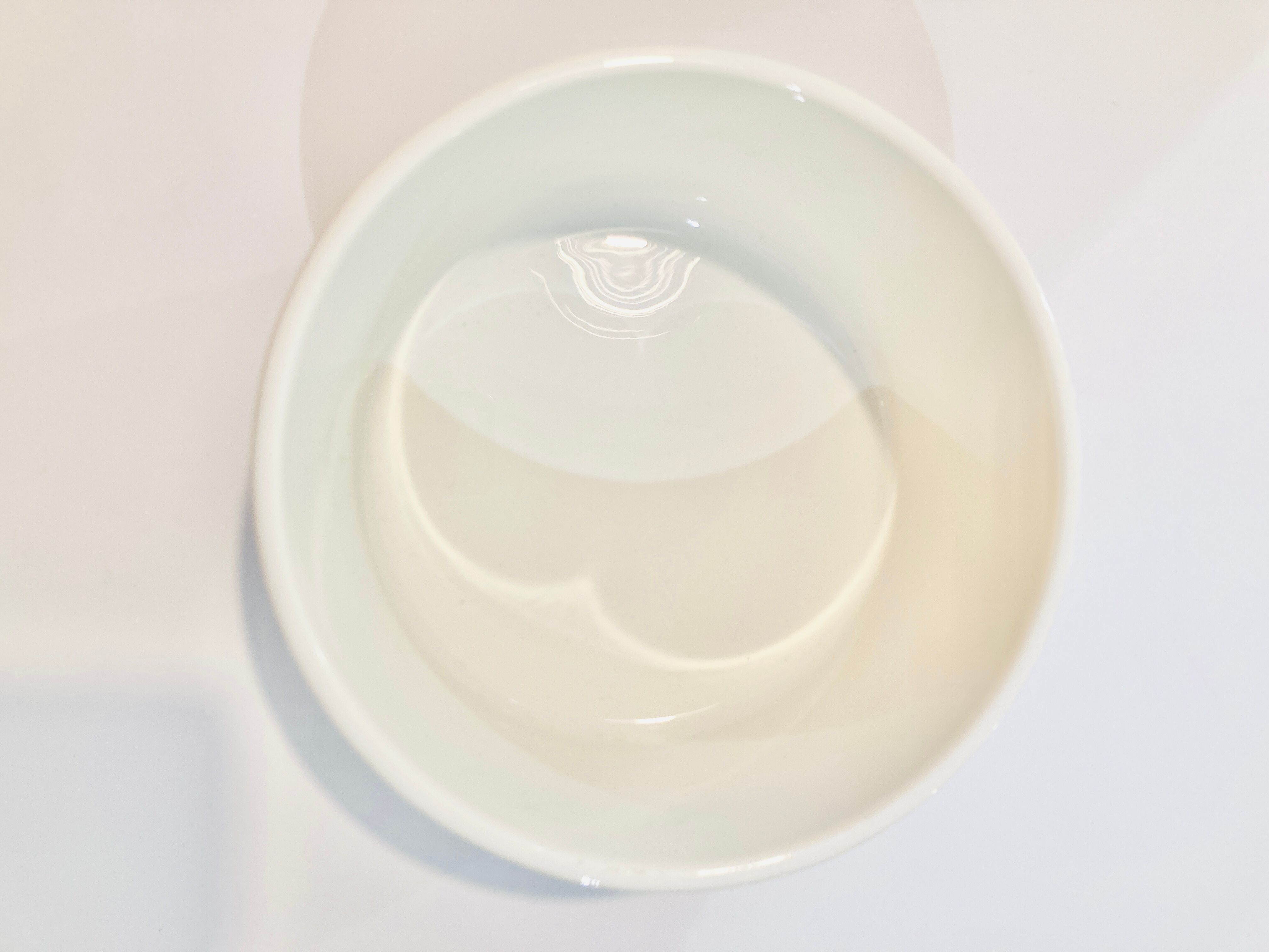 White glass bowl from the 70s sovirel