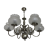 Pewter chandelier