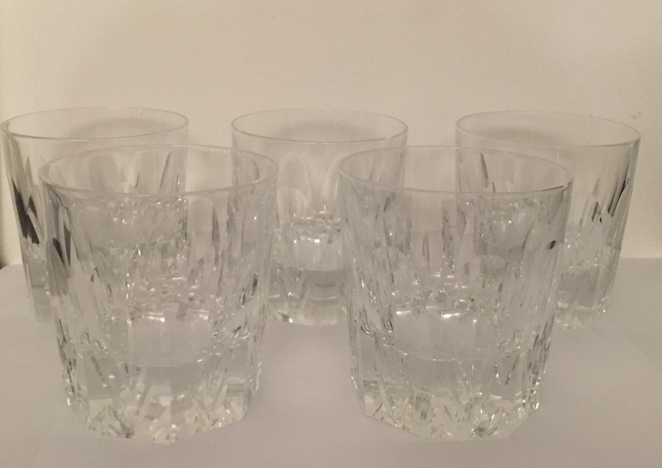 Set of 5 glasses with CHRISTOFLE whisky