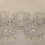 Set of 5 glasses with CHRISTOFLE whisky