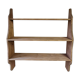 Large solid pine wall shelf