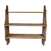 Large solid pine wall shelf