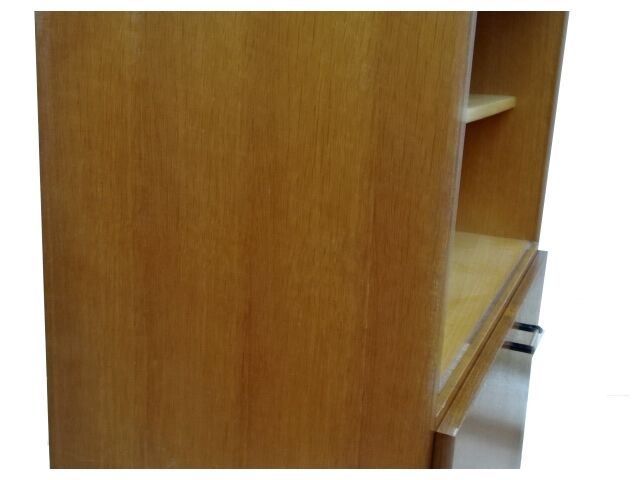 Secretary vintage 1970 light wood