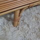 Bamboo and rattan chest of drawers  of the 60s