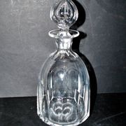 Carafe à whisky en cristal taillé à côtes plates saint-louis bristol? h25.5cm