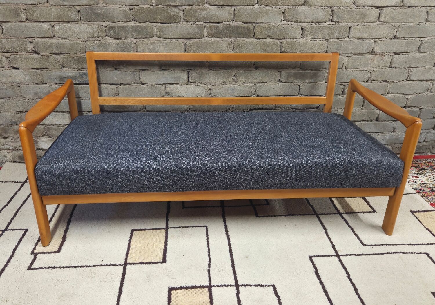 Convertible Scandinavian daybed canapé 1960