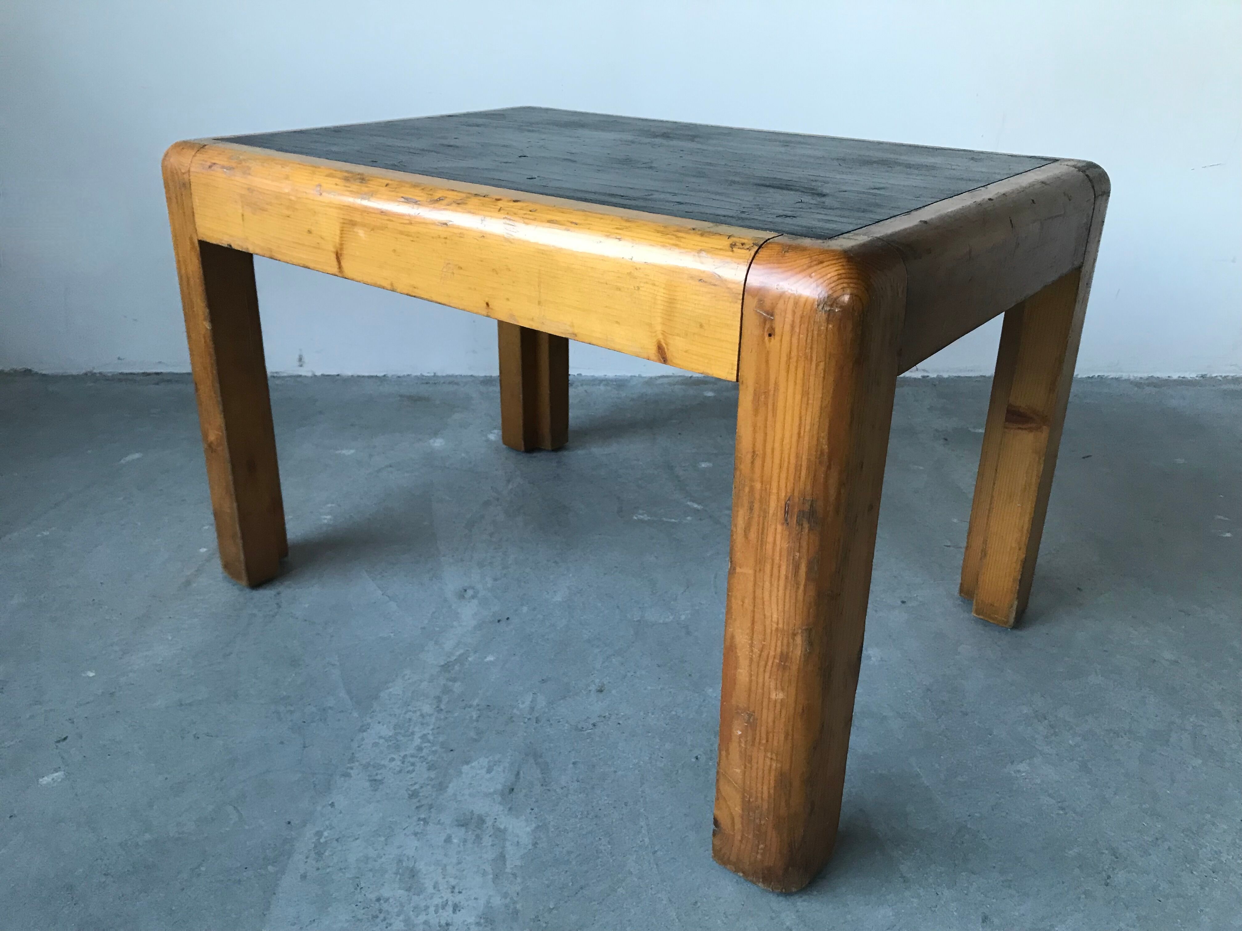 Pine coffee table, circa 1950