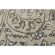 1970s Vintage Persian Handmade Wool Cotton Brown Area Rug 292x388