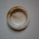 Vintage mineral stone ashtray, handcrafted country decoration