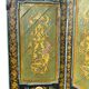 Painted Wooden Screen India 19th H 206 XL 171 Cm