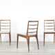 Set Of 4 Midcentury McIntosh Teak Chairs. Vintage Modern / Retro / Danish S