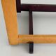 Mid-century Italian solid wood two-tone bench, 1950s, Italy