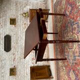Mahogany desk table with system in la tronchin xix eme century