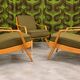 Scandinavian armchair trio – 1960s