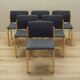 Ensemble de six chaises, design danois, années 1980, édition : Fritz Hansen