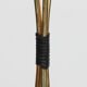 Vintage metal floor lamp, Czech manufacture, 1960