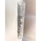 Elegant Transparent Hammered Glass Wall Sconces with Italian Murano Influen