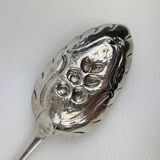 Pair of berry spoons in sterling silver english