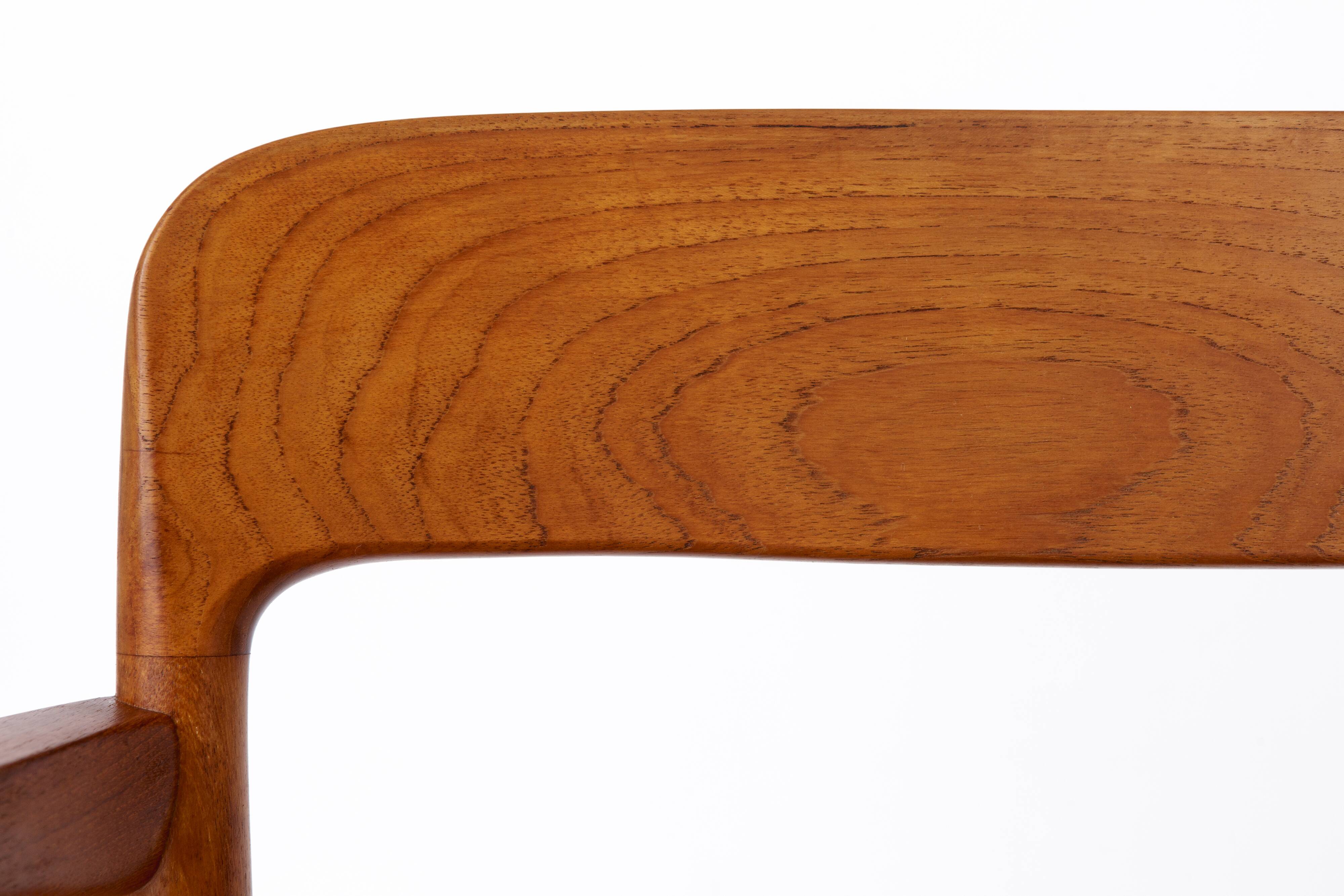 1 of 2 Armchair No. 56 by Niels Otto Møller (1954) – Teak Frame