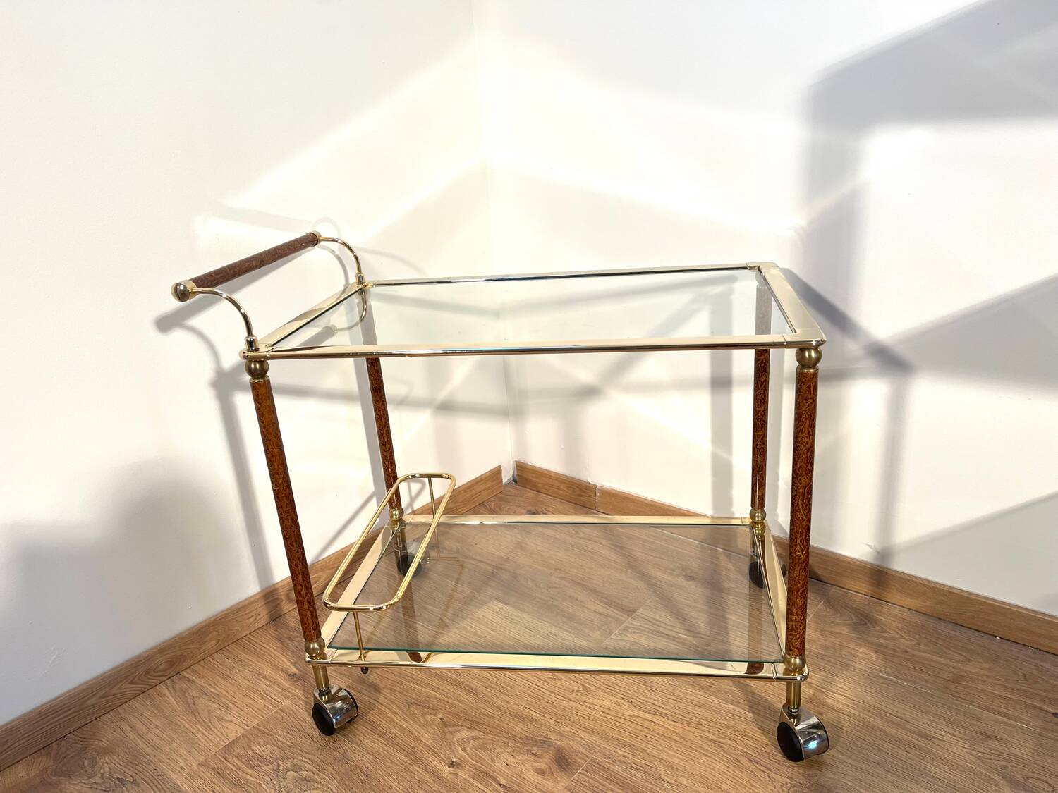 Vintage Lancel bar cart