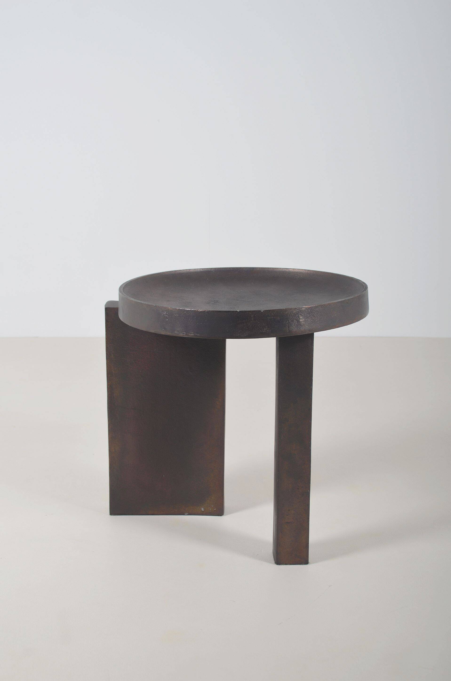 Danish metal side table designed by Nicolaj Nøddesbo & Tommy Hyldahl, 2019