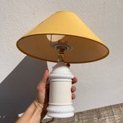 Bedside lamp in earthenware