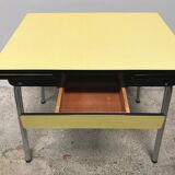 Yellow formica table