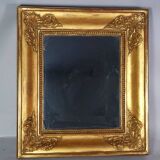 Frame and mirror circa 1830 47x41x6.5 cm gilded stucco wood SB618