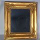 Frame and mirror circa 1830 47x41x6.5 cm gilded stucco wood SB618