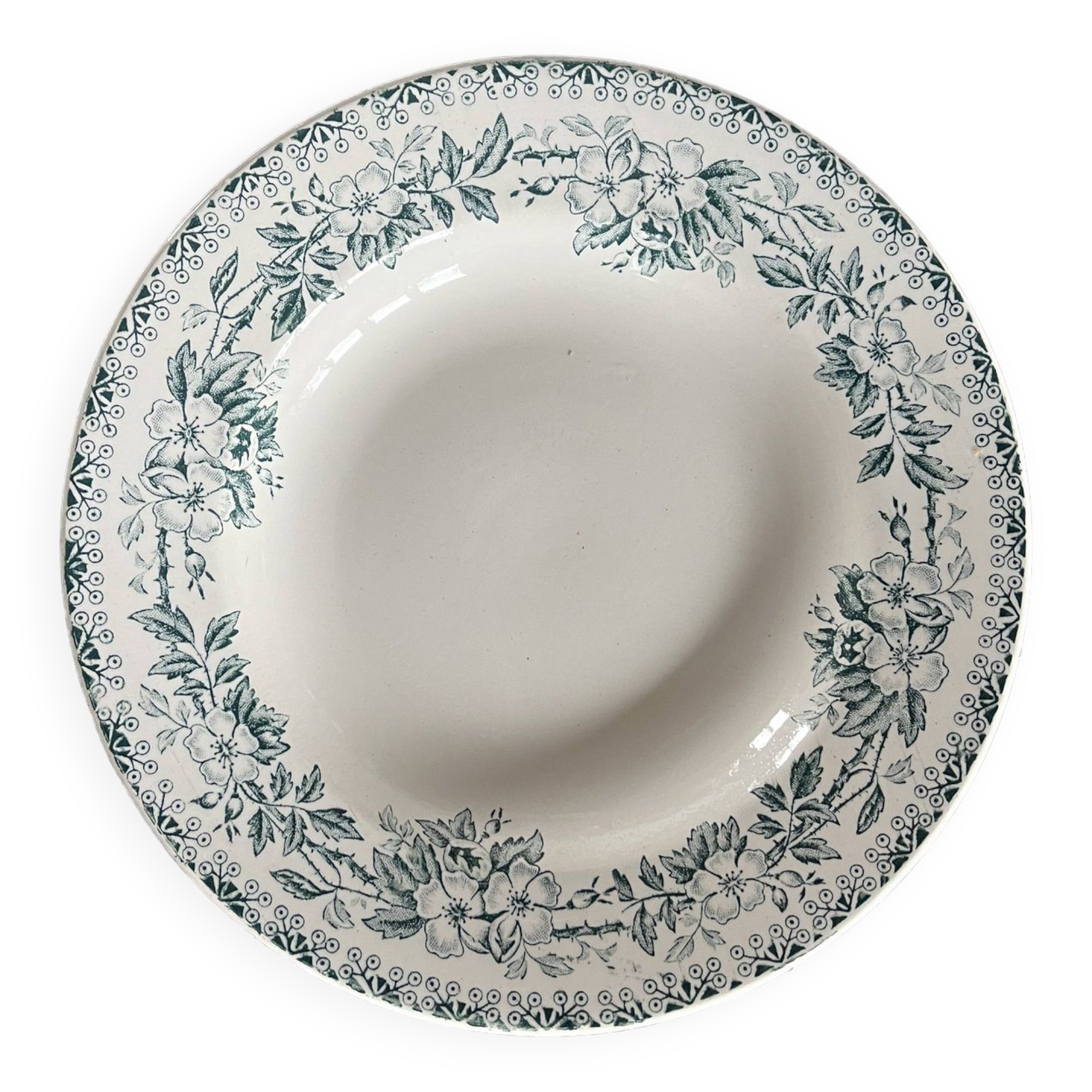 Lot 6 soup plates Guadeloupe Saint Amand