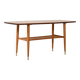 Coffee table in teak with boat shape