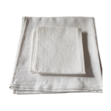 Nappe et serviettes damassées