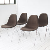 Set of 4 side chairs by Charles & Ray Eames for Herman Miller