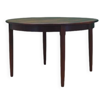 Table en palissandre, design danois, années 60, fabriquée au Danemark