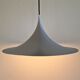 Silver colored Semi pendant lamp by Bonderup & Torsten Thorup for F&M