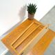 Wall coat rack with brass and leather vintage